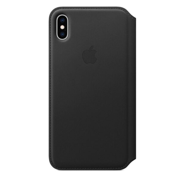 Apple Leather Folio Case for iPhone XS / XS Max - Black