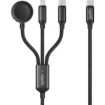 Spello 3in1 Cable USB-C to USB-C, Lightning & Apple Watch 1.2m